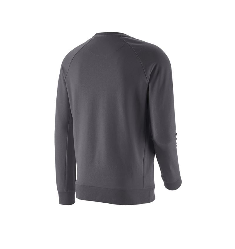 T-Shirts, Pullover & Skjorter: e.s. Sweatshirt cotton stretch + antracit 3