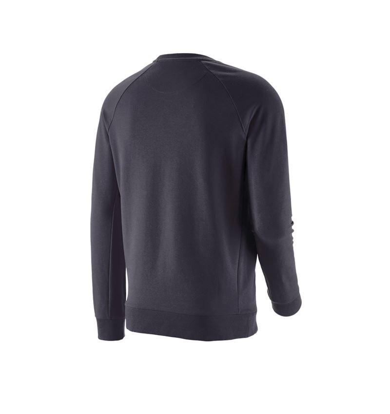T-Shirts, Pullover & Skjorter: e.s. Sweatshirt cotton stretch + mørkeblå 4