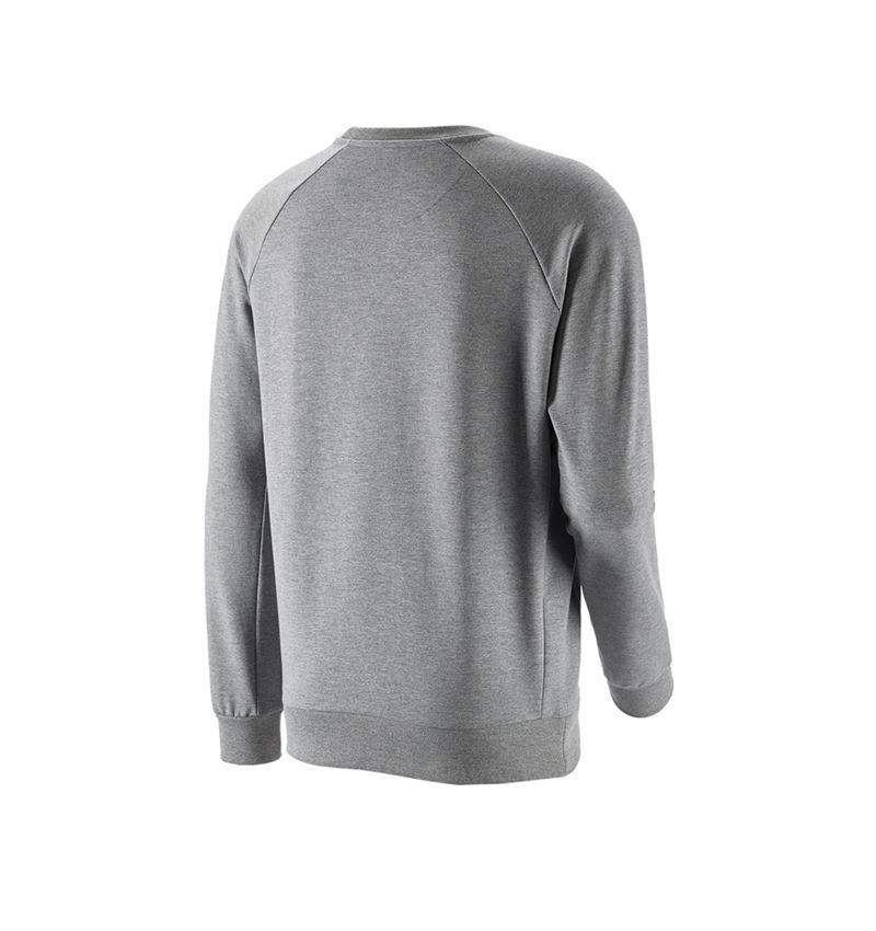 T-Shirts, Pullover & Skjorter: e.s. Sweatshirt cotton stretch + gråmeleret 3