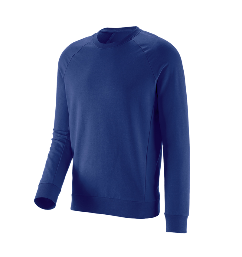 T-Shirts, Pullover & Skjorter: e.s. Sweatshirt cotton stretch + kornblå 2