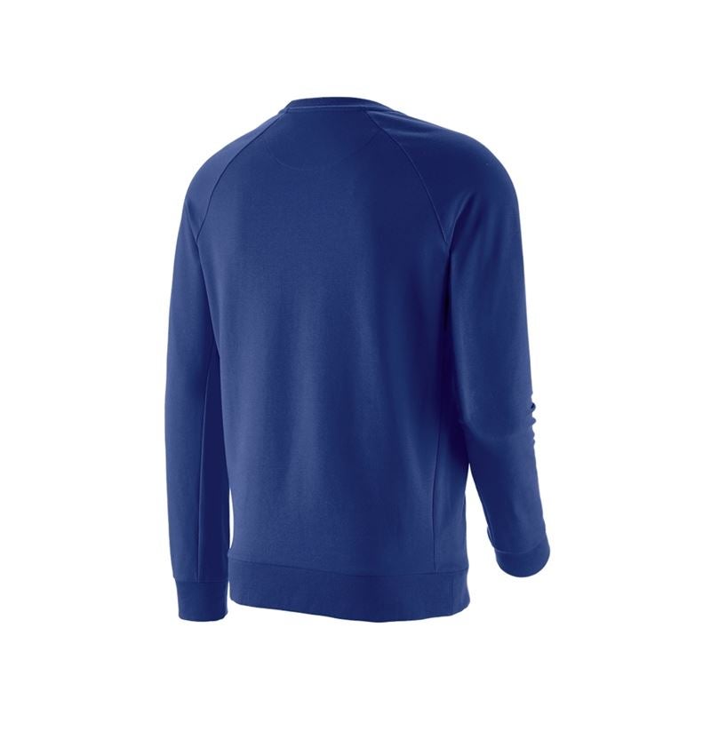 T-Shirts, Pullover & Skjorter: e.s. Sweatshirt cotton stretch + kornblå 3