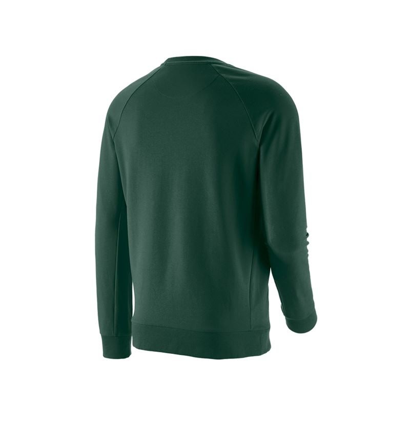 Emner: e.s. Sweatshirt cotton stretch + grøn 3