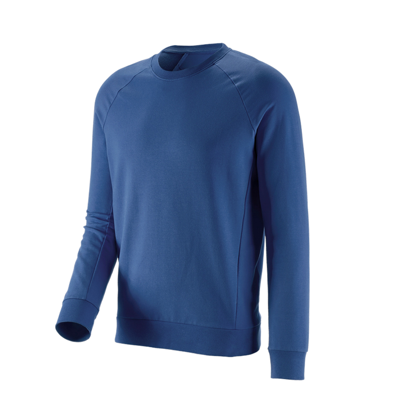 T-Shirts, Pullover & Skjorter: e.s. Sweatshirt cotton stretch + alkaliblå 3