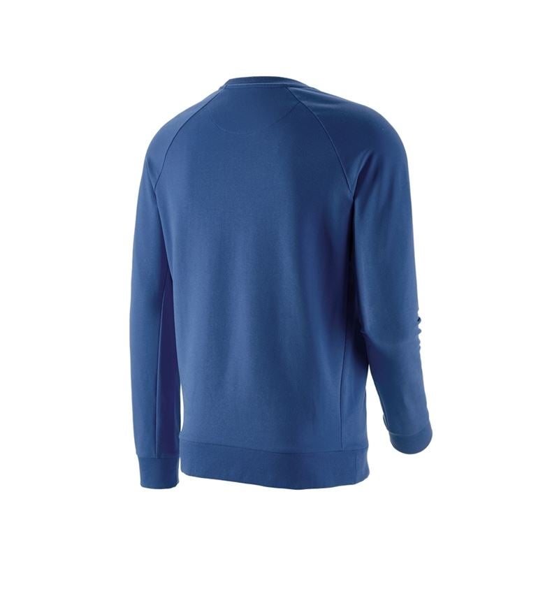 T-Shirts, Pullover & Skjorter: e.s. Sweatshirt cotton stretch + alkaliblå 4