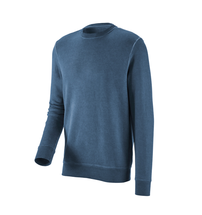 T-Shirts, Pullover & Skjorter: e.s. Sweatshirt vintage poly cotton + antikblå vintage 5