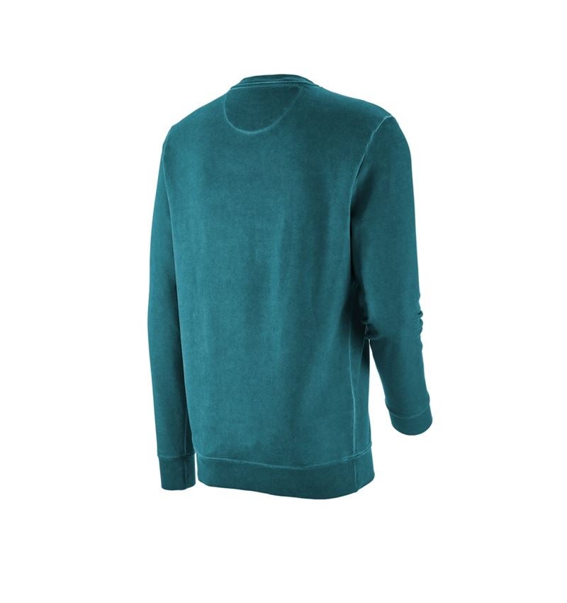 T-Shirts, Pullover & Skjorter: e.s. Sweatshirt vintage poly cotton + mørk cyan vintage 5