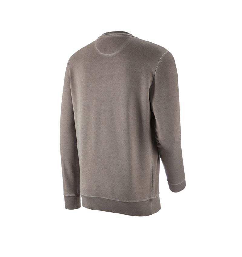 T-Shirts, Pullover & Skjorter: e.s. Sweatshirt vintage poly cotton + taupe vintage 5