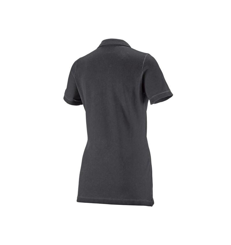 T-Shirts, Pullover & Skjorter: e.s. Polo-Shirt vintage cotton stretch, damer + oxidsort vintage 1