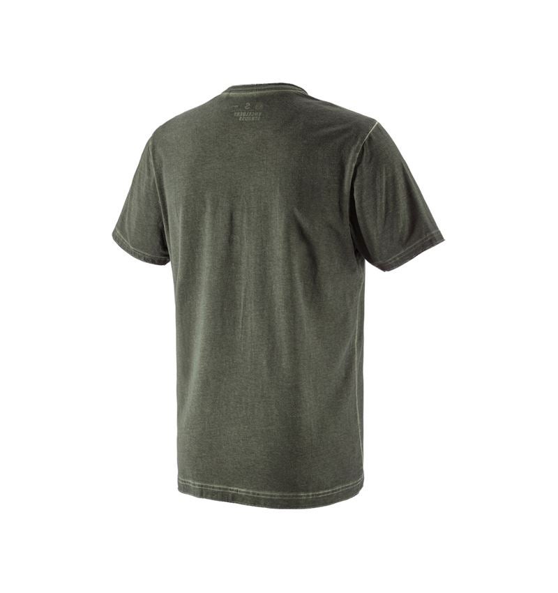 T-Shirts, Pullover & Skjorter: T-shirt e.s.motion ten + camouflagegrøn vintage 2