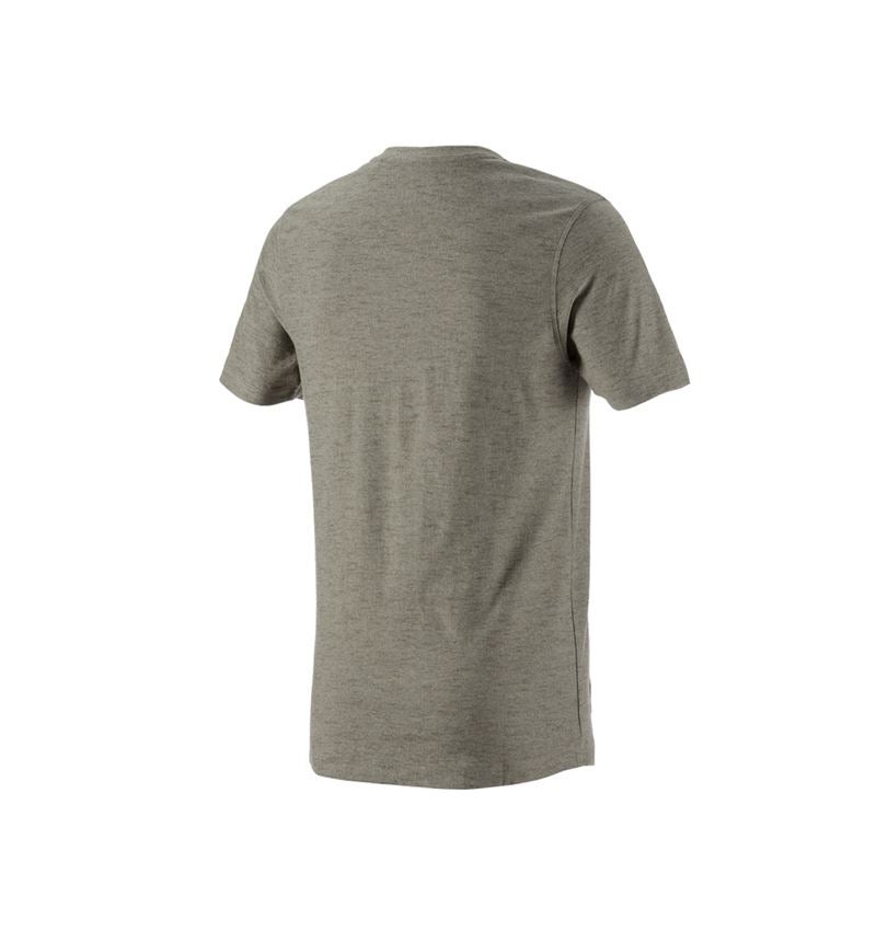 T-Shirts, Pullover & Skjorter: T-shirt e.s.vintage + camouflagegrøn melange 3