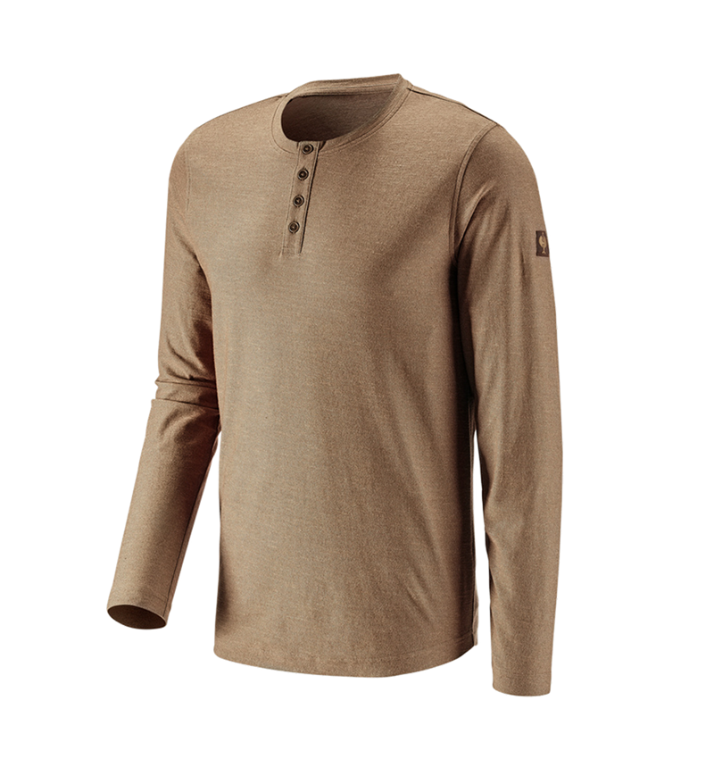 T-Shirts, Pullover & Skjorter: Longsleeve e.s.vintage + sepia melange 2