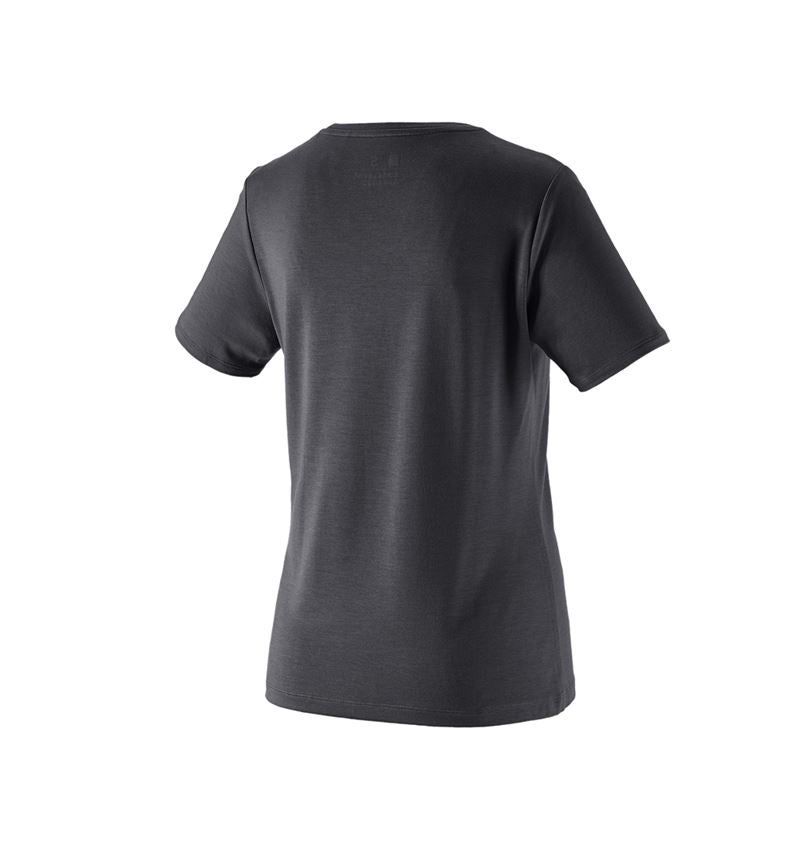 T-Shirts, Pullover & Skjorter: Modal-shirt e.s. ventura vintage, damer + sort 3