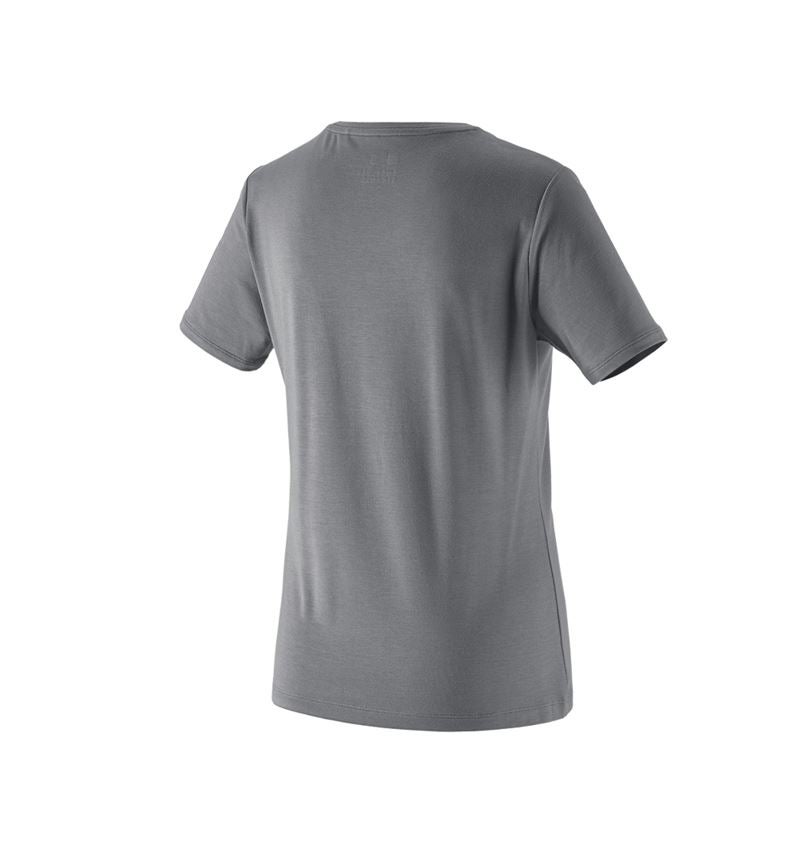 T-Shirts, Pullover & Skjorter: Modal-shirt e.s. ventura vintage, damer + basaltgrå 3