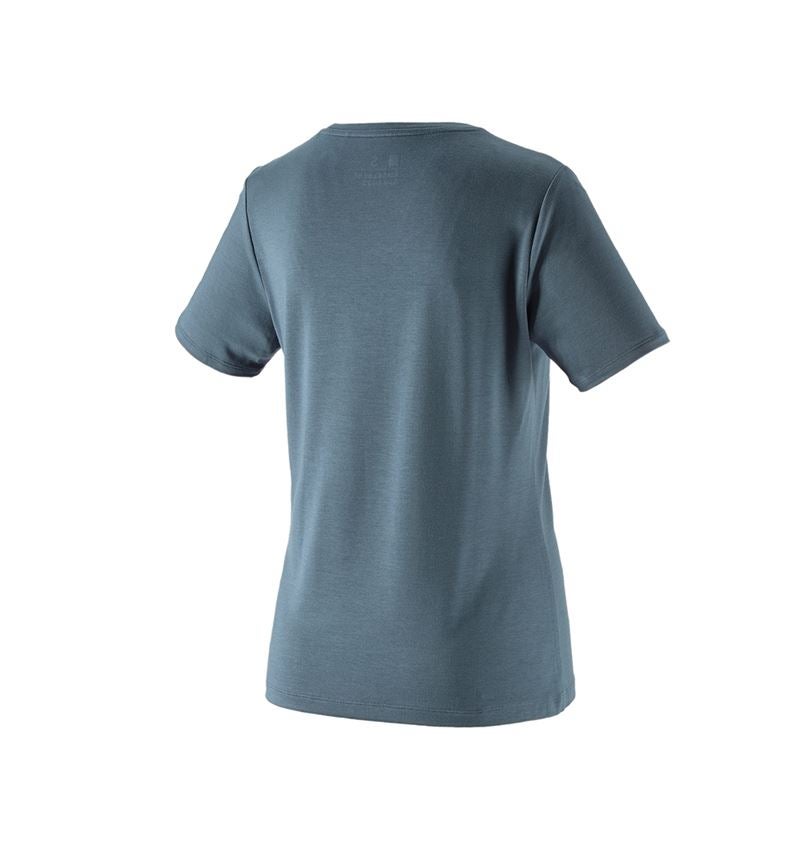 T-Shirts, Pullover & Skjorter: Modal-shirt e.s. ventura vintage, damer + jernblå 3