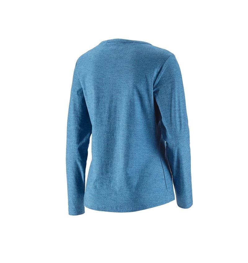 T-Shirts, Pullover & Skjorter: Longsleeve e.s.vintage, damer + aktikblå melange 3