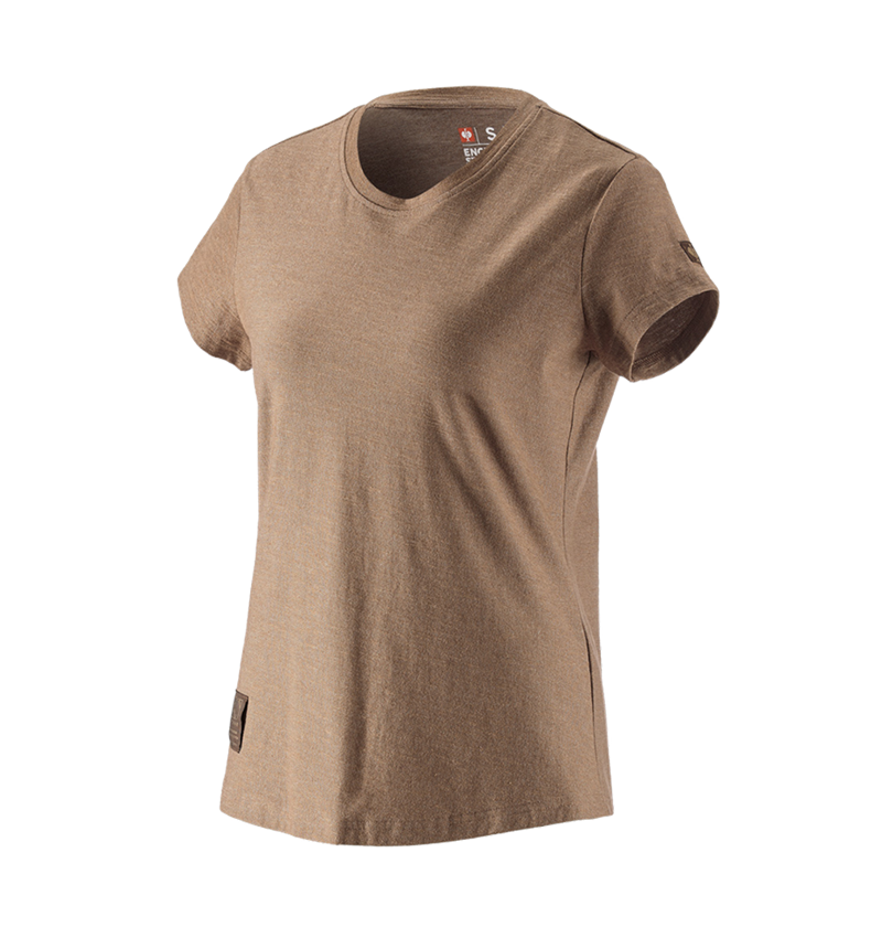 T-Shirts, Pullover & Skjorter: T-Shirt e.s.vintage, damer + sepia melange 2