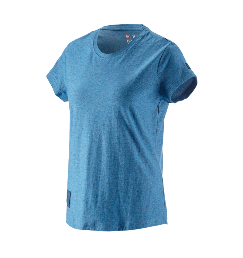 T-Shirts, Pullover & Skjorter: T-Shirt e.s.vintage, damer + aktikblå melange 2