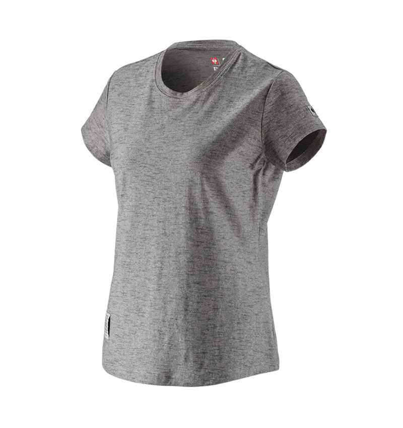 T-Shirts, Pullover & Skjorter: T-Shirt e.s.vintage, damer + sort melange 2
