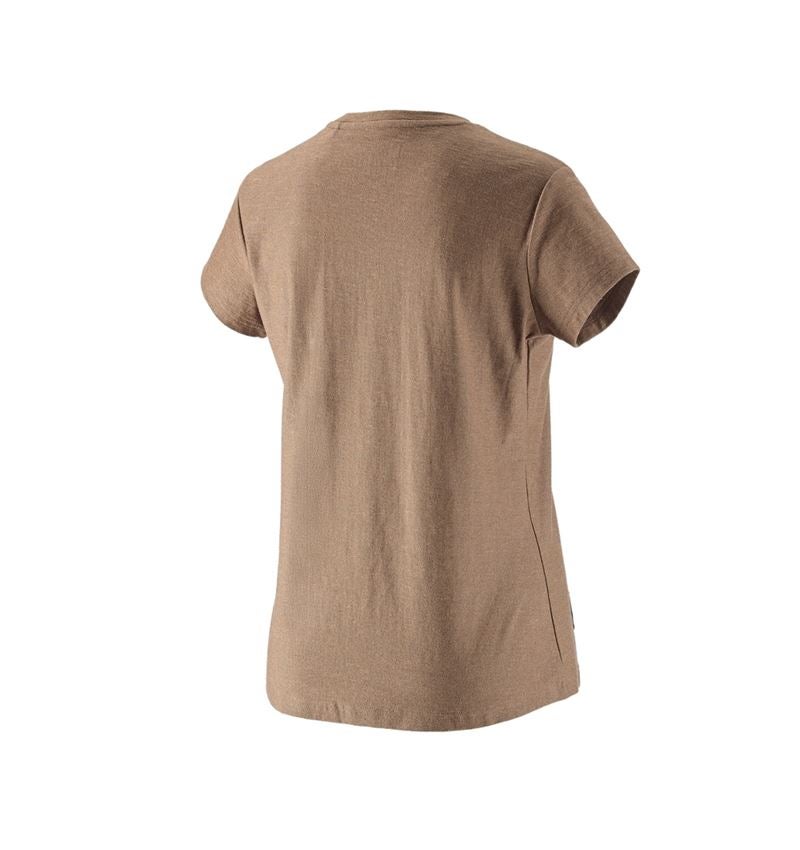 T-Shirts, Pullover & Skjorter: T-Shirt e.s.vintage, damer + sepia melange 3