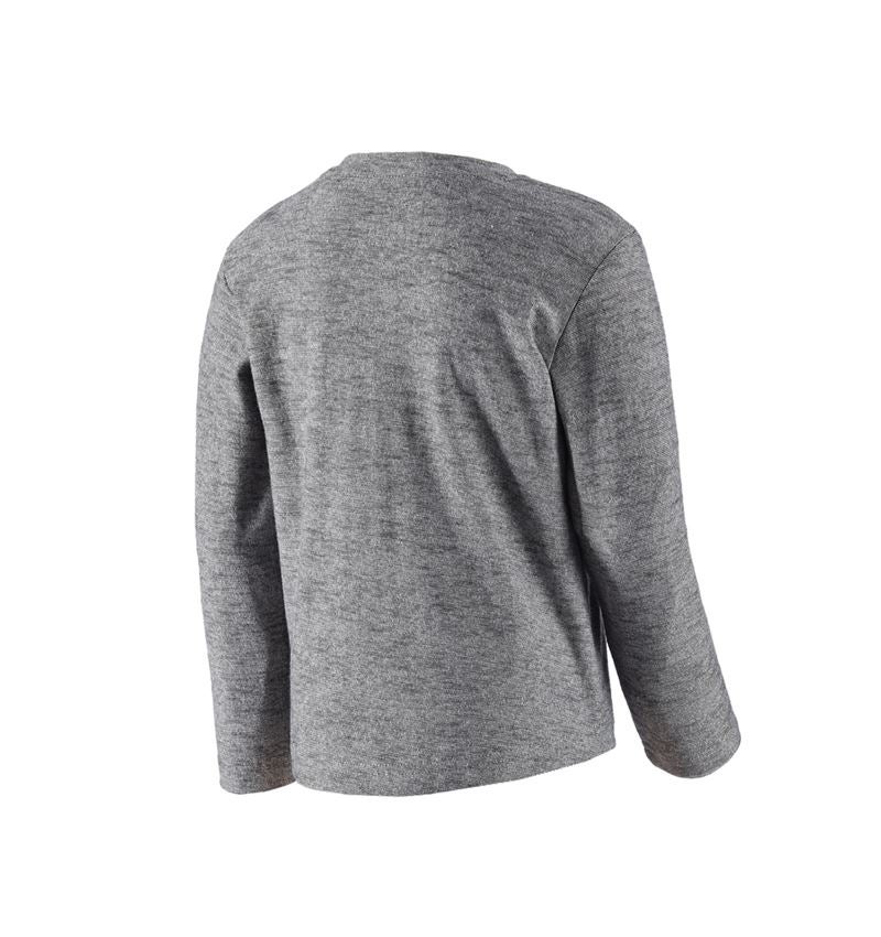 T-Shirts, Pullover & Skjorter: Longsleeve e.s.vintage, børn + sort melange 3