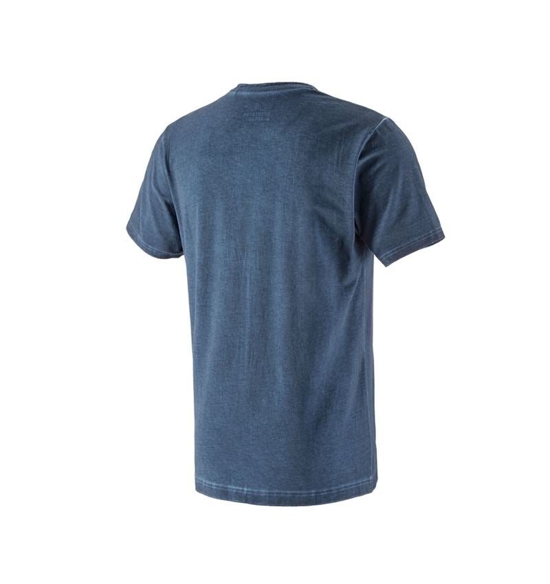 T-Shirts, Pullover & Skjorter: T-Shirt e.s.motion ten ostrich + skifferblå vintage 1