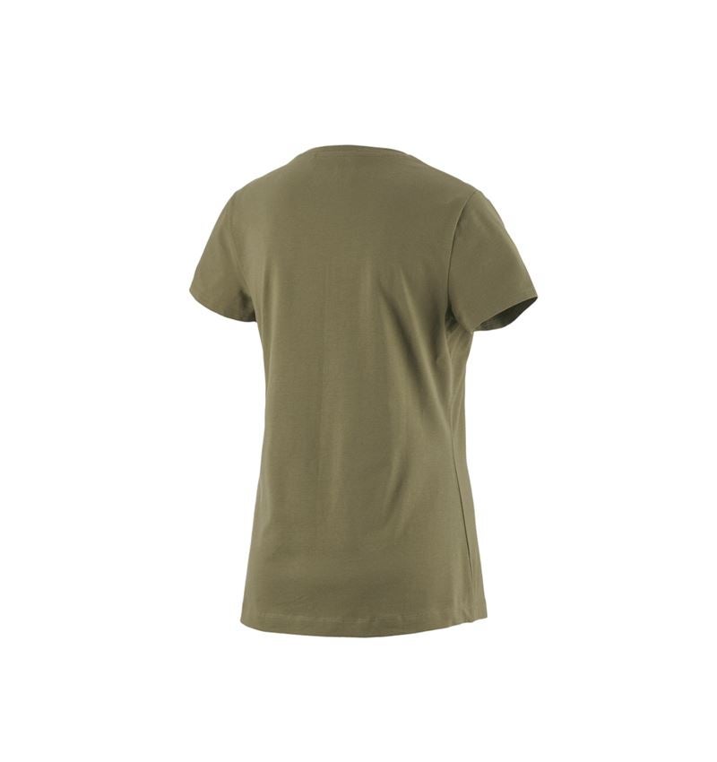 T-Shirts, Pullover & Skjorter: T-Shirt e.s.concrete, damer + stipagrøn 2