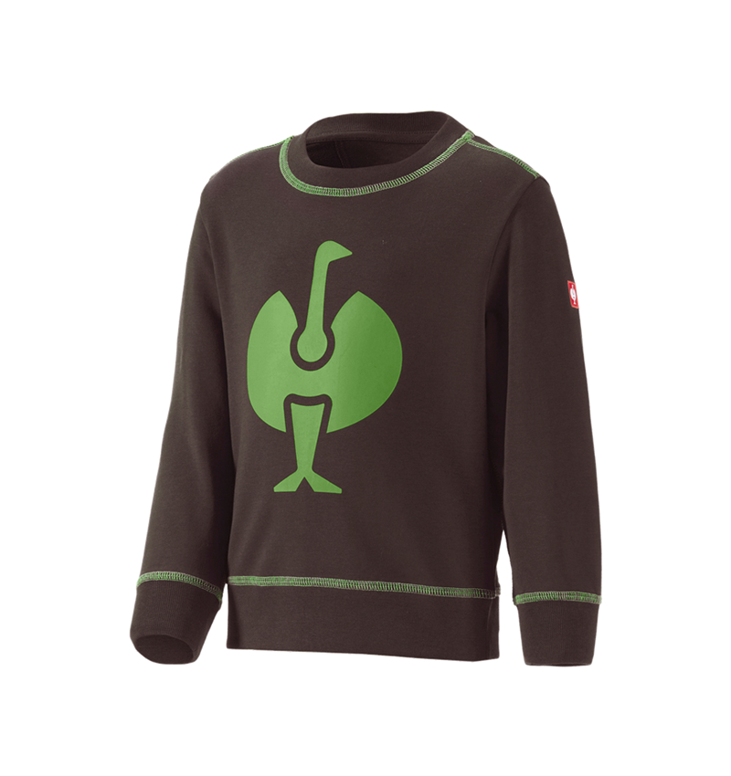 T-Shirts, Pullover & Skjorter: Sweat-shirt e.s.motion 2020, børne + kastanje/havgrøn 1