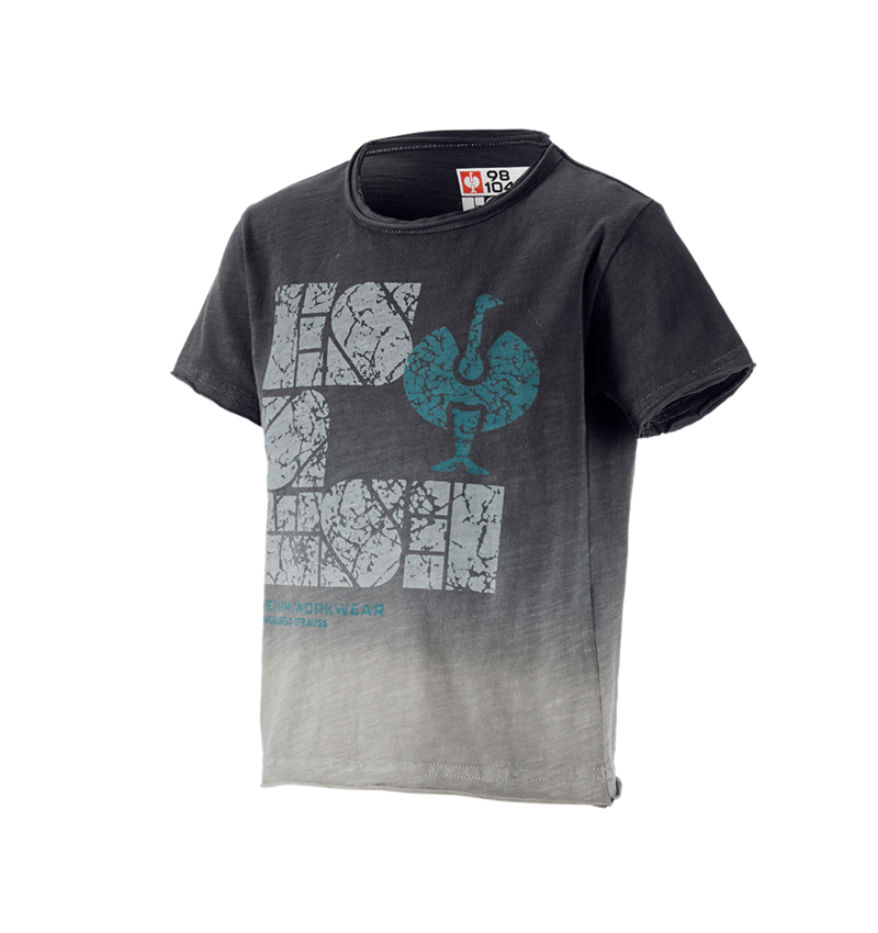T-Shirts, Pullover & Skjorter: e.s. T-Shirt denim workwear, børne + oxidsort vintage 1