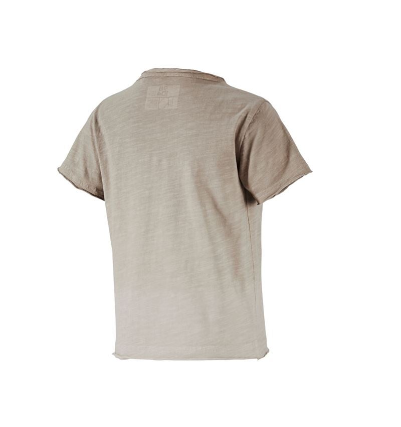 T-Shirts, Pullover & Skjorter: e.s. T-Shirt denim workwear, børne + taupe vintage 2