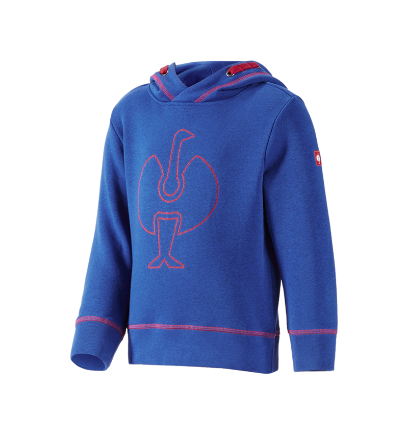 Emner: Hoody-Sweatshirt e.s.motion 2020, børne + kornblå/ildrød 1