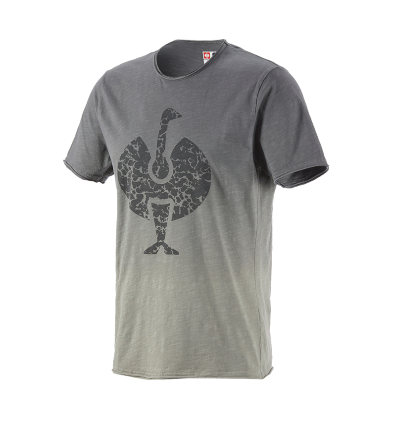 T-Shirts, Pullover & Skjorter: e.s. T-Shirt workwear ostrich + granit vintage 1