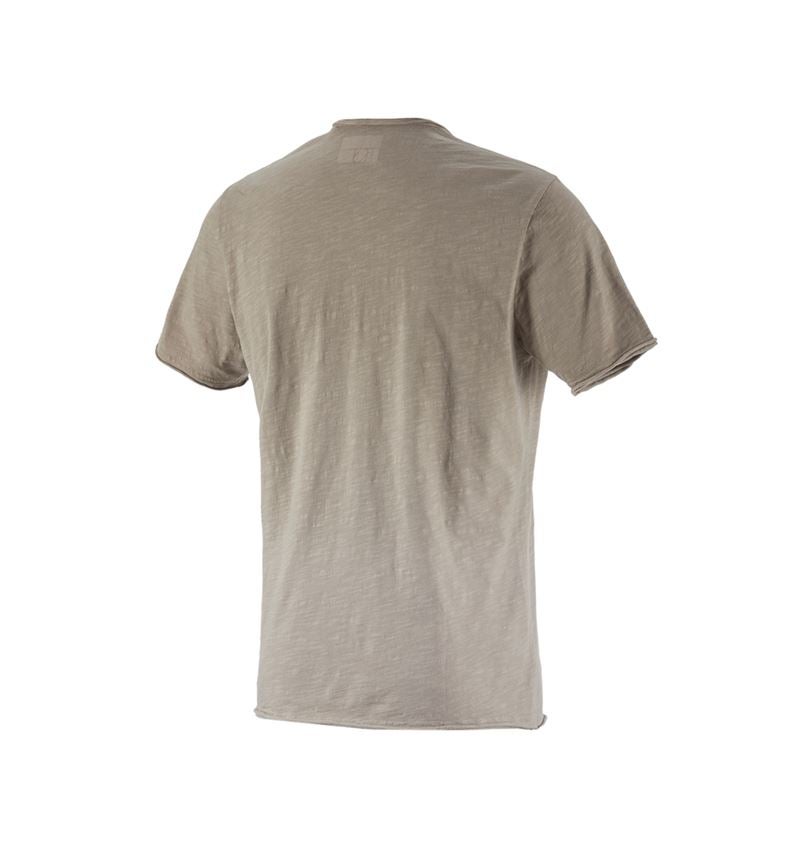 T-Shirts, Pullover & Skjorter: e.s. T-Shirt workwear ostrich + taupe vintage 2