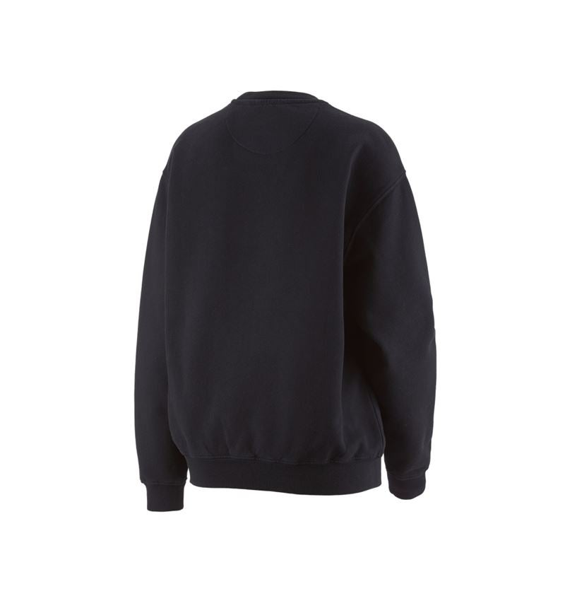 Emner: Oversize sweatshirt e.s.motion ten, damer + oxidsort vintage 4