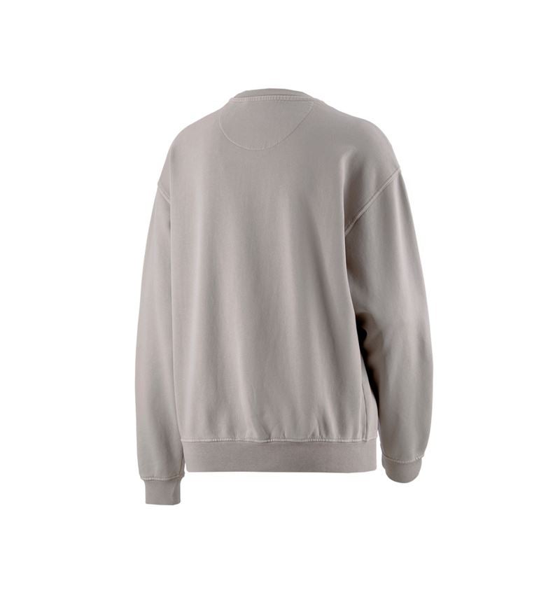 T-Shirts, Pullover & Skjorter: Oversize sweatshirt e.s.motion ten, damer + opalgrå vintage 4