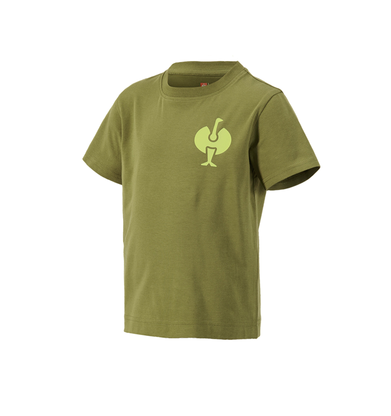 Emner: T-Shirt e.s.trail, børn + enebærgrøn/limegrøn 2