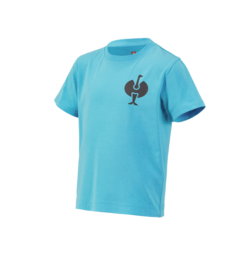 T-Shirts, Pullover & Skjorter: T-Shirt e.s.trail, børn + lapisturkis/antracit 2