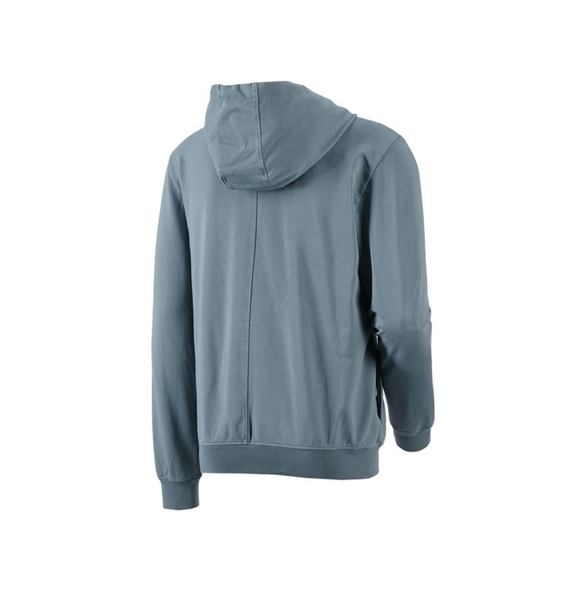 T-Shirts, Pullover & Skjorter: Sweatjakke med hætte e.s.motion ten + røgblå vintage 3