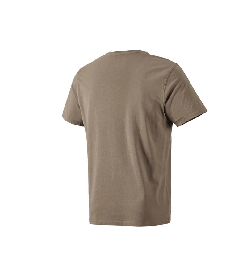 T-Shirts, Pullover & Skjorter: T-Shirt e.s.motion ten pure + pekanbrun vintage 3