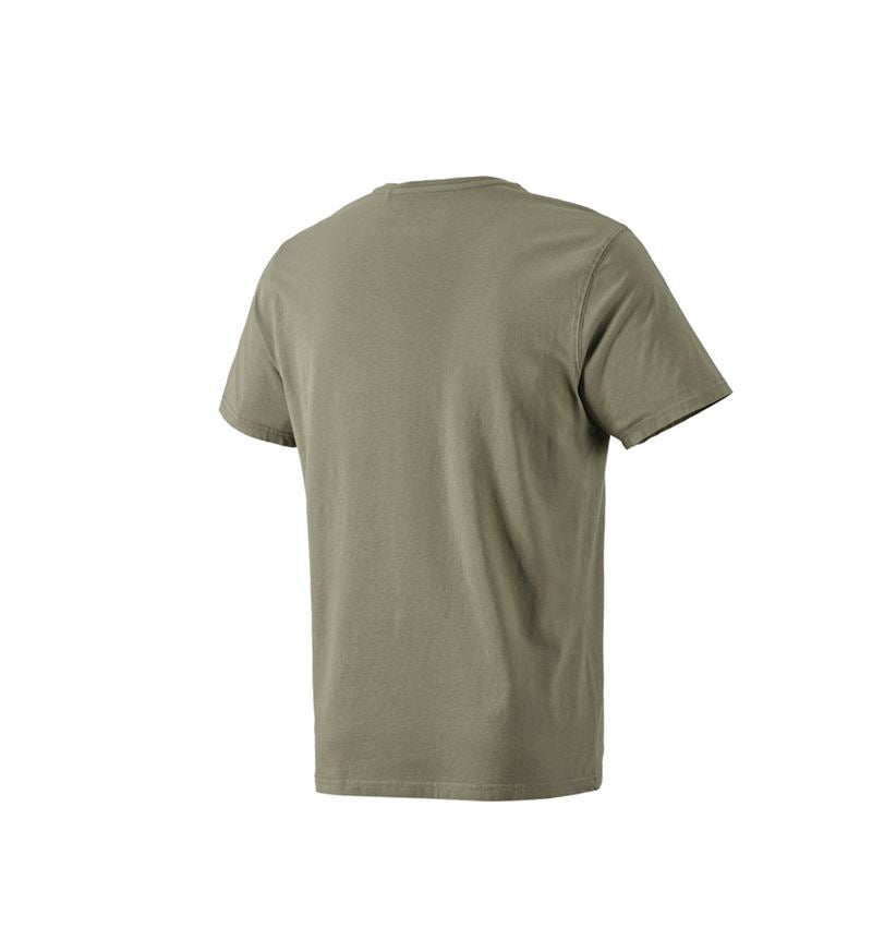 T-Shirts, Pullover & Skjorter: T-Shirt e.s.motion ten pure + mosgrøn vintage 3