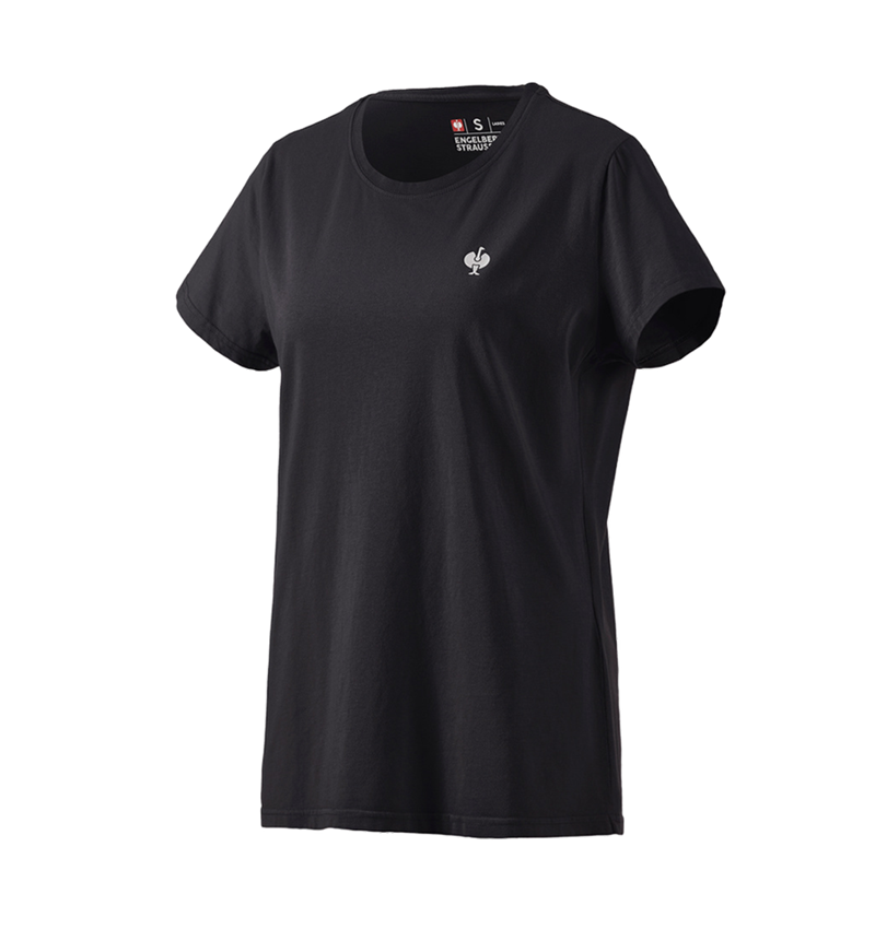 T-Shirts, Pullover & Skjorter: T-Shirt e.s.motion ten pure, damer + oxidsort vintage 2