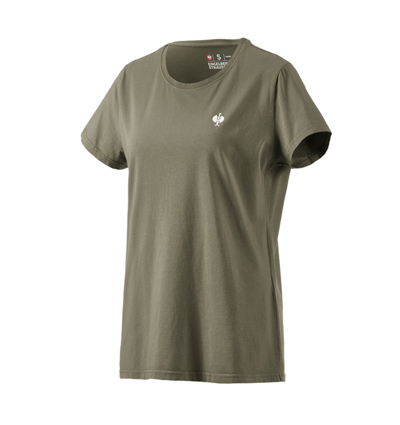 T-Shirts, Pullover & Skjorter: T-Shirt e.s.motion ten pure, damer + mosgrøn vintage 3