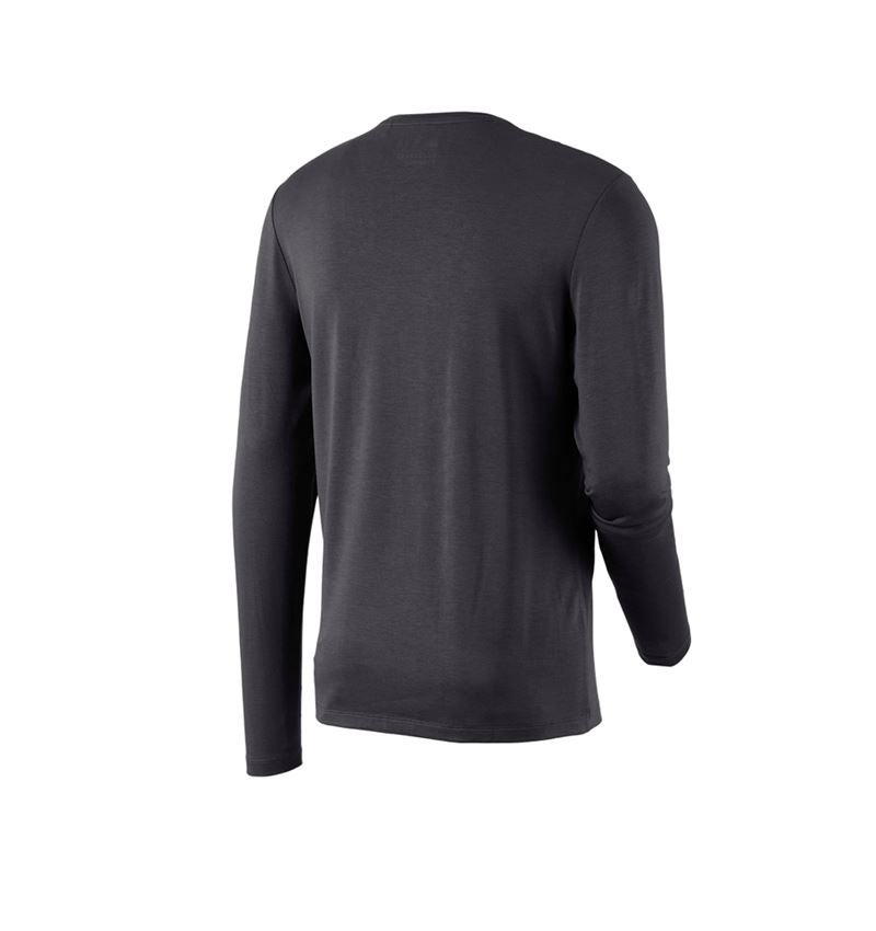 T-Shirts, Pullover & Skjorter: Modal-Longsleeve e.s.concrete + sort 3