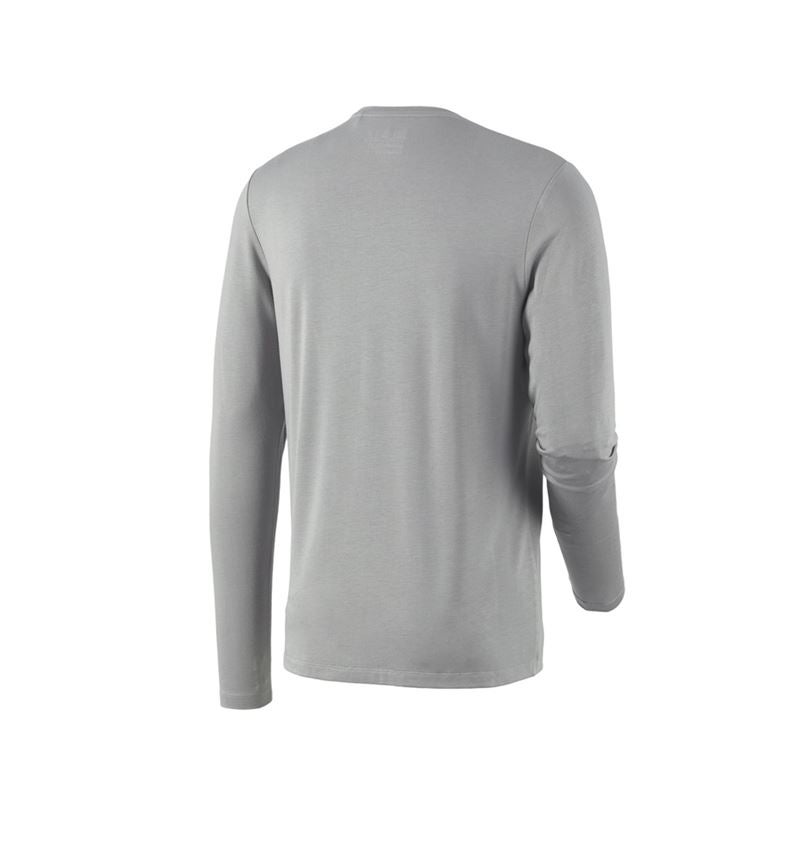 T-Shirts, Pullover & Skjorter: Modal-Longsleeve e.s.concrete + perlegrå 5