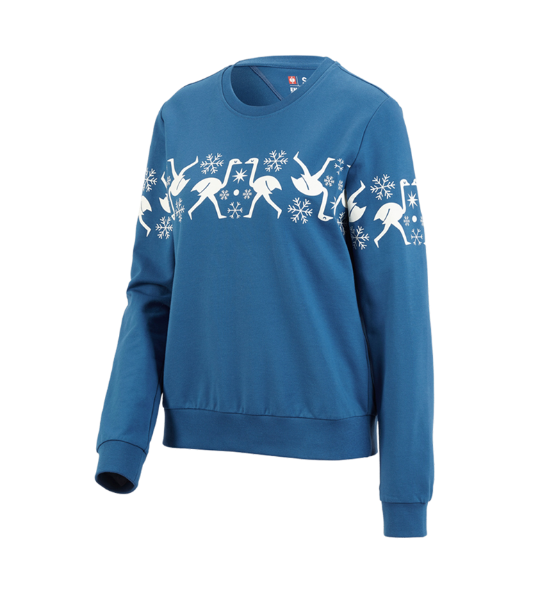 T-Shirts, Pullover & Skjorter: e.s. norsk sweatshirt, damer + baltikblå 2