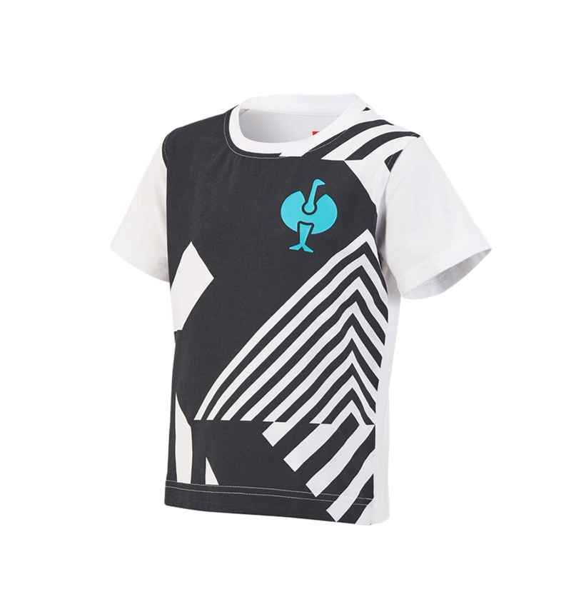 T-Shirts, Pullover & Skjorter: T-Shirt e.s.trail graphic, børne + sort/hvid 2
