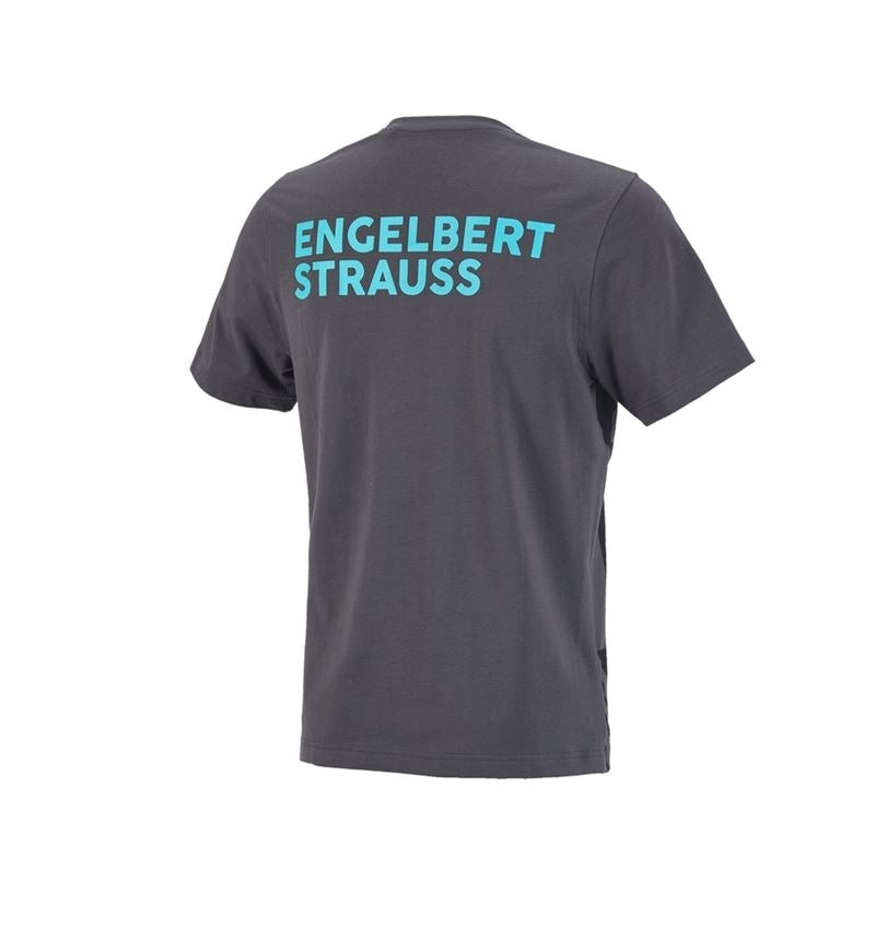Emner: T-Shirt e.s.trail graphic + sort/antracit/lapisturkis 3