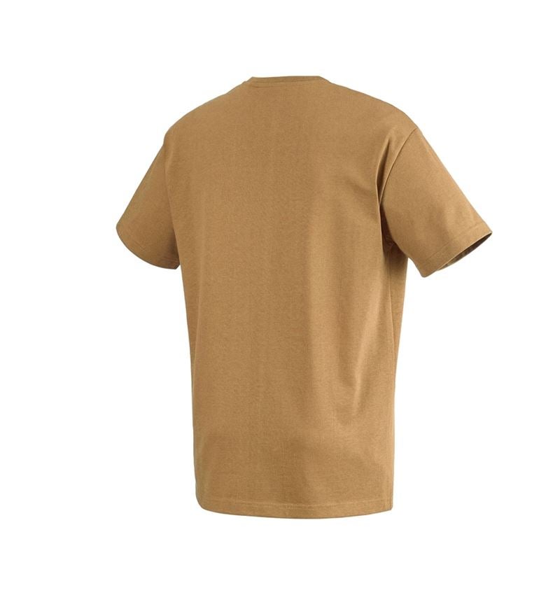 T-Shirts, Pullover & Skjorter: T-shirt heavy e.s.iconic + mandelbrun 6