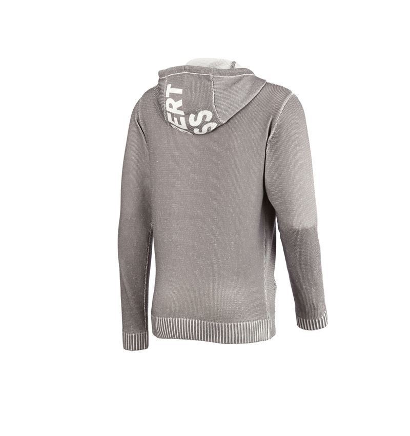 T-Shirts, Pullover & Skjorter: Strik-hoody e.s.iconic + delfingrå 5