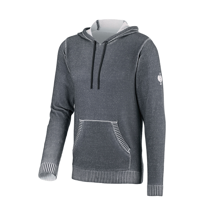 T-Shirts, Pullover & Skjorter: Strik-hoody e.s.iconic + karbongrå 5