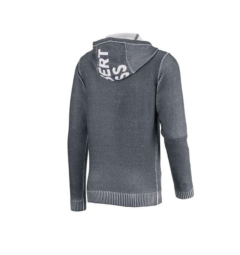 T-Shirts, Pullover & Skjorter: Strik-hoody e.s.iconic + karbongrå 6